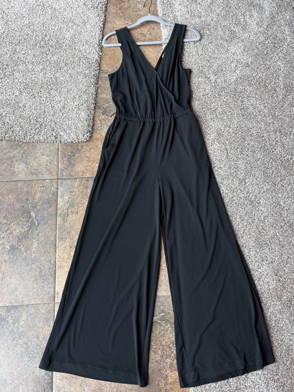 a new day Black v-neck Jumpsuit